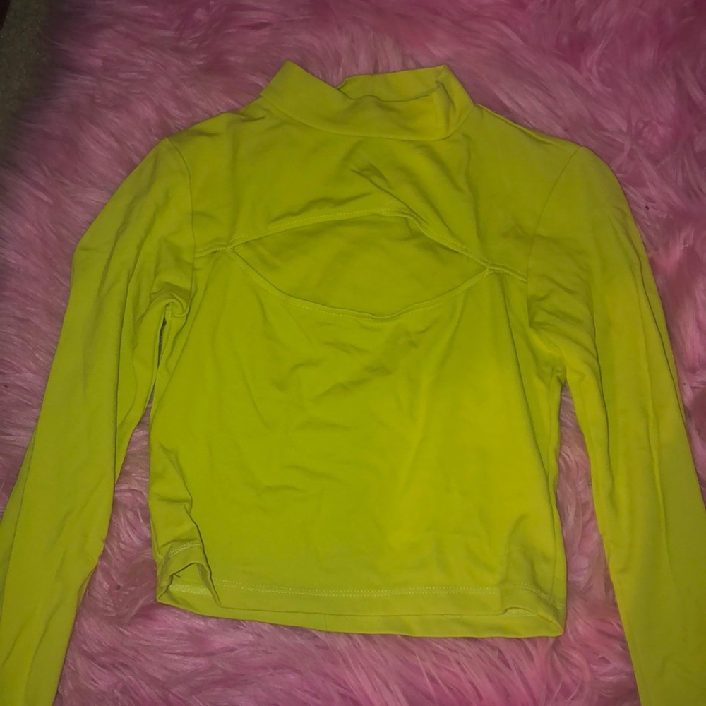 lime green top